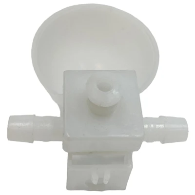 Поилка чашечная 9.5 мм с креплением на сетку и регулировкой уровня воды