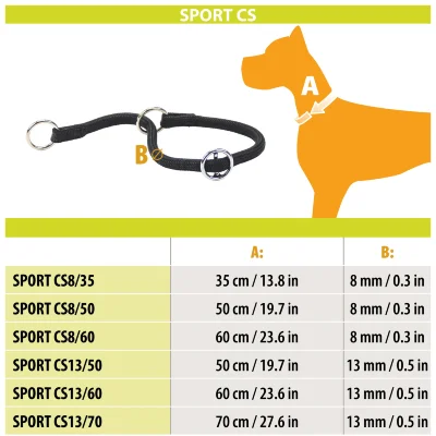 Ошейник Ferplast SPORT CS8/50 шнур 8мм красный