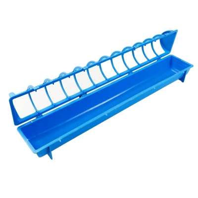 Кормушка-поилка лотковая с отверстиями. Длина 68 см