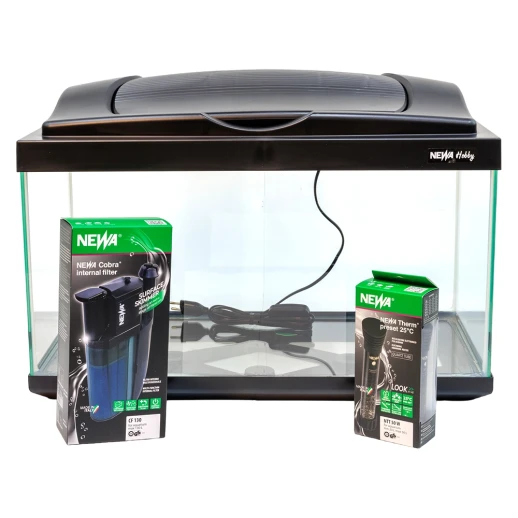 Аквариум Newa Hobby NH 60, 60 л с фильтром, нагревателем, аэрацией и LED освещением