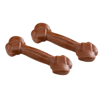 Игрушка-кость для собак Ferplast GoodBite M съедобная вкус говядины 70 гр. x2 шт.