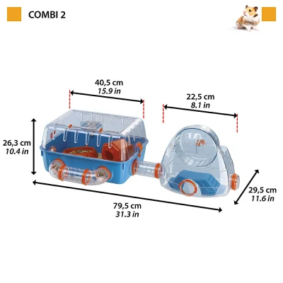 Клетка Ferplast COMBI 2.2 для хомяков