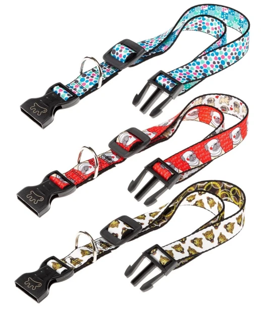 Ошейник Ferplast ARLECCHINO C25/70 нейлон с пластиковым креплением