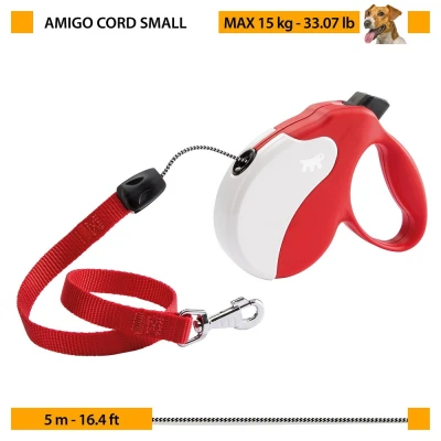 Рулетка Ferplast AMIGO SMALL шнур со сменной крышкой корпуса бежево-фиолетовая