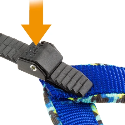 Шлейка Ferplast AGILA FANTASY 3 нейлоновая с мягкой подкладкой синяя