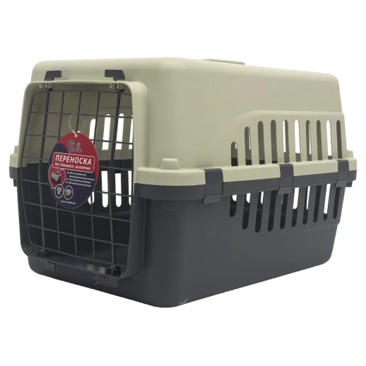 Переноска Pet Choice Safari Range 50х35х32 см серый