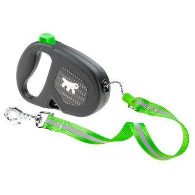 Рулетка Ferplast FLIPPY ONE Reflex L зелёная шнур 5м 35 кг