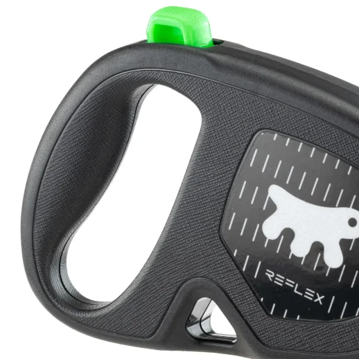 Рулетка Ferplast FLIPPY ONE Reflex L зелёная шнур 5м 35 кг