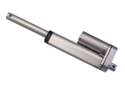 Актуатор линейный привод длина 100 мм питание 12 вольт нагрузка до 130 кг скорость 7 мм/сек