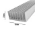 Профиль алюминиевый ш-образный 43*20*0,7кг