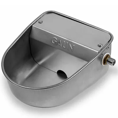 Поилка чашечная Gaun автоматическая 2,2 литра, нержавеющая сталь