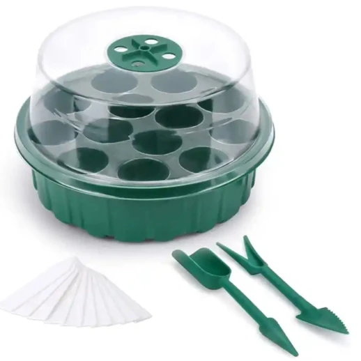 Мини парник круглый HobbyFarm, 13 ячеек, для рассады, 5 шт.