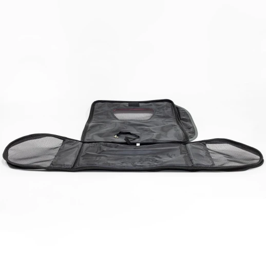 Сумка переноска Catidea складная для собак и кошек 40х23х24 см темно-серый/розовый