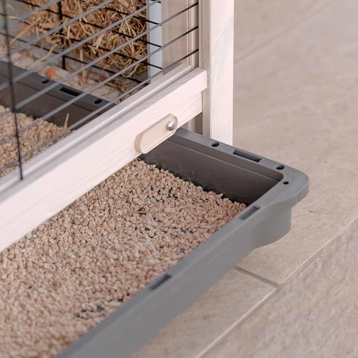 Клетка Ferplast COTTAGE LARGE для содержания кроликов на улице деревянная.