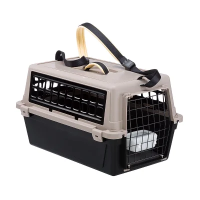 Переноска Ferplast ATLAS 10 TRENDY+ черная с ремнём