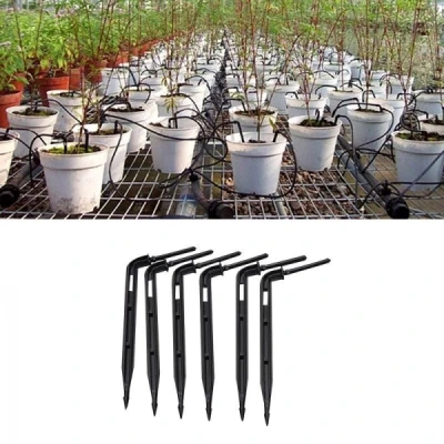 Капельница стрела угловая для микротрубки 3х5 мм
