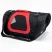 Сумка переноска Catidea складная для собак и кошек 40х23х24 см черный/красный