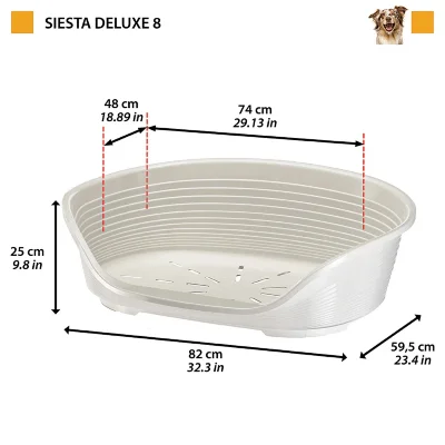 Лежак Ferplast SIESTA DELUXE 8 пластиковый светло-зеленый