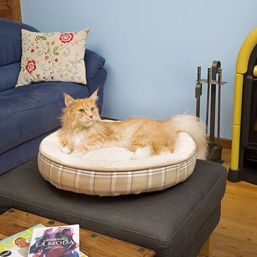 Софа Ferplast LAGOON 60 с мехом бежевая