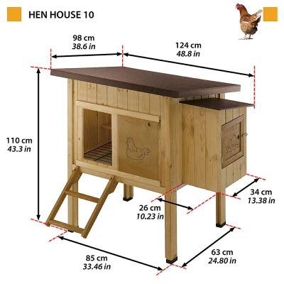 Деревянный домик для кур Ferplast HEN HOUSE 10