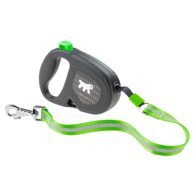 Рулетка Ferplast FLIPPY ONE Reflex L зелёная лента 5м 50 кг