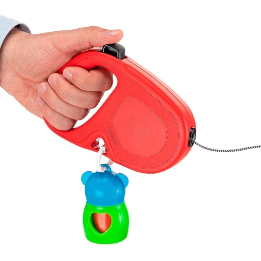 Рулетка Ferplast FLIPPYONE L красная шнур 5м 35кг