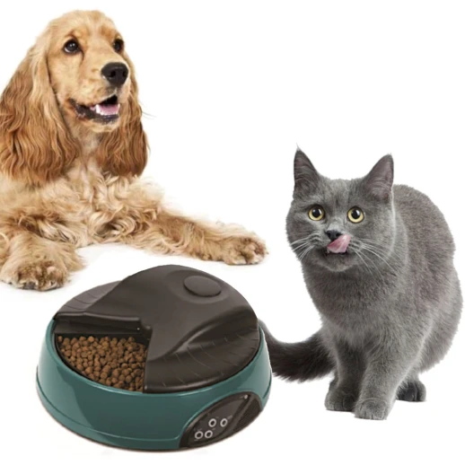 Автокормушка Petwant 4 секции с отд. для льда зеленая