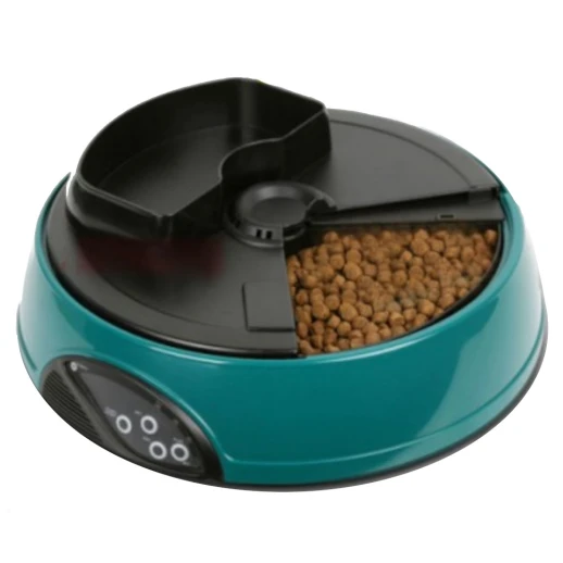 Автокормушка Petwant 4 секции с отд. для льда зеленая