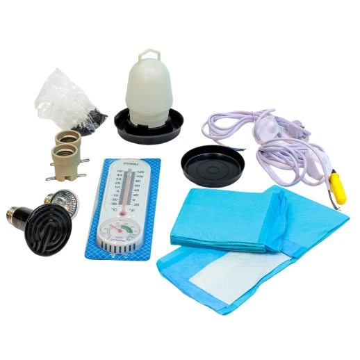 Брудер для цыплят HobbyFarm PBB03 78х42х39 см с регулятором температуры