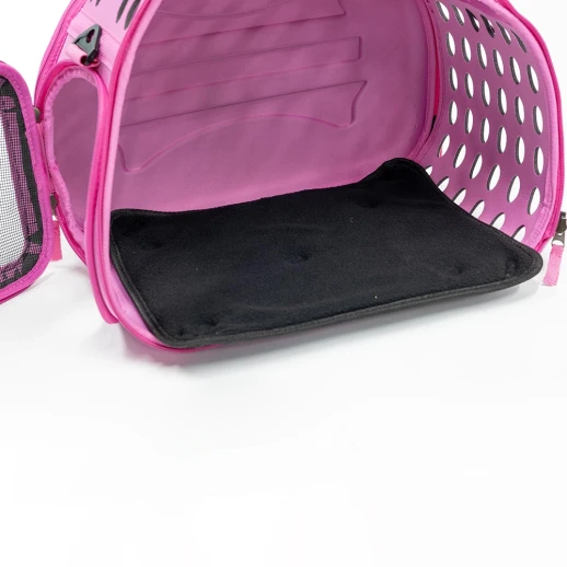 Сумка-переноска Catidea с жесткими стенками 46х29х34 см розовый