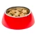 Металлическая миска Ferplast JOLIE L на пластиковой подставке красная 1,2л