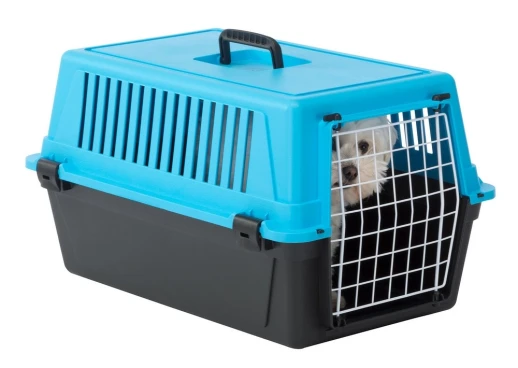 Переноска Ferplast ATLAS 20 EL без аксессуаров для кошек и мелких собак голубой