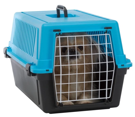Переноска Ferplast ATLAS 20 EL без аксессуаров для кошек и мелких собак голубой
