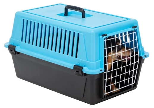 Переноска Ferplast ATLAS 20 EL без аксессуаров для кошек и мелких собак голубой