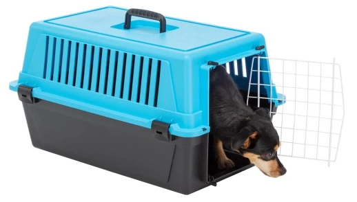 Переноска Ferplast ATLAS 20 EL без аксессуаров для кошек и мелких собак голубой