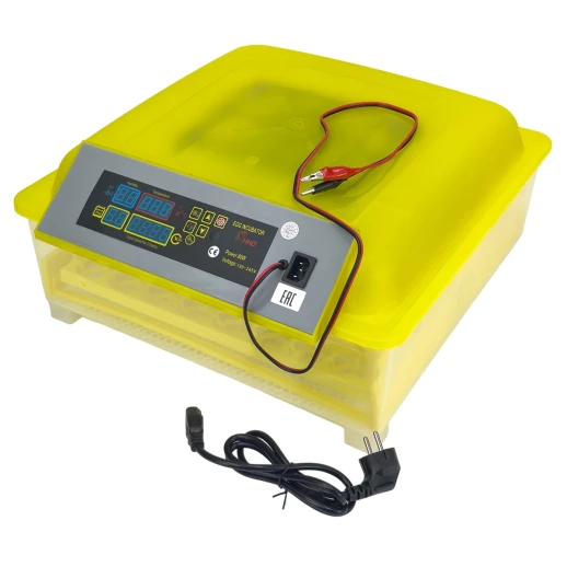 Инкубатор HHD 48 автоматический для яиц на 220В/12В от сети и аккумулятора