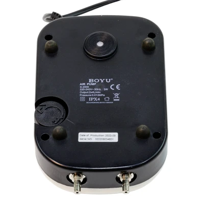 Компрессор Boyu S-2000 3 Вт для аквариума 240-480 л два канала, регулятор, низкий уровень шума