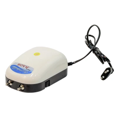 Компрессор Boyu S-2000 3 Вт для аквариума 240-480 л два канала, регулятор, низкий уровень шума