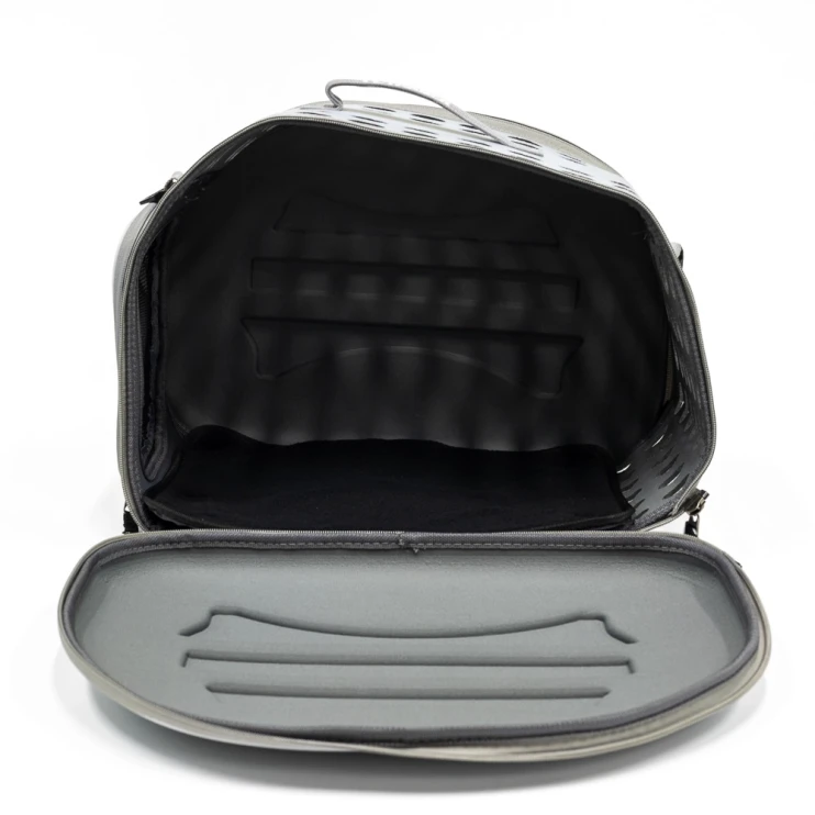 Сумка-переноска Catidea с жесткими стенками 46х29х34 см светло-серый