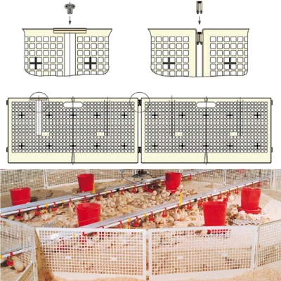 Решетка-ограждение для выращивания цыплят 400х800 мм