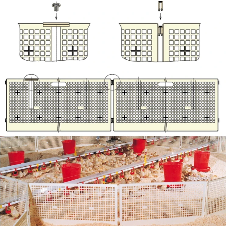Решетка-ограждение для выращивания цыплят 400х800 мм
