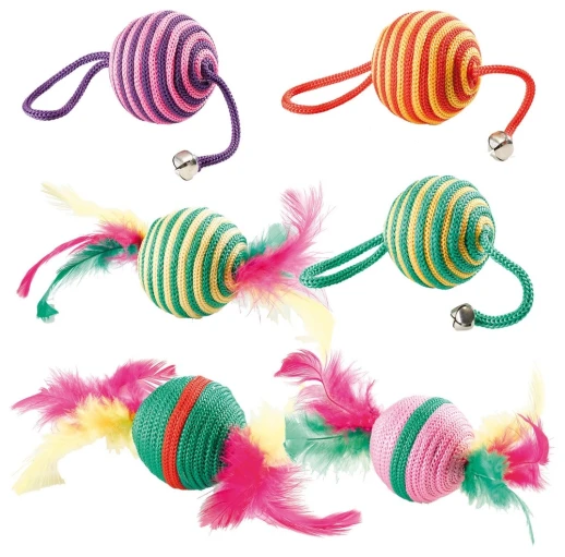 Ferplast PA 6110 Мячик веревочный для кошек маленький