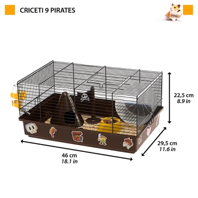 Клетка Ferplast CRICETI 9 PIRATES для хомяков x1