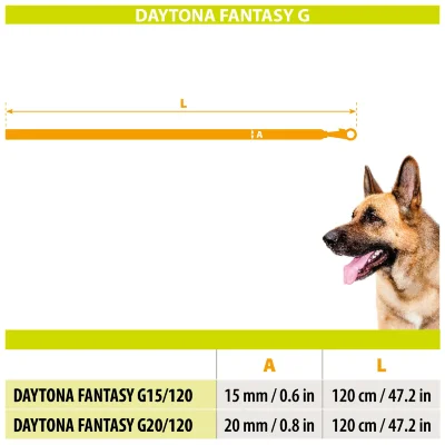 Поводок Ferplast DAYTONA FANTASY G15/120 розовый