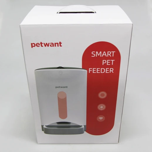 Автокормушка Petwant F1-WiFi 4,3 л. для сухого корма без видеокамеры Wi-Fi IOS/Android серая