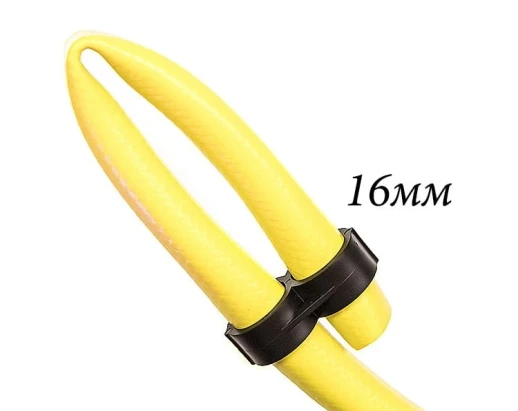 Заглушка восьмерка для садовых шлангов или трубок на 16мм