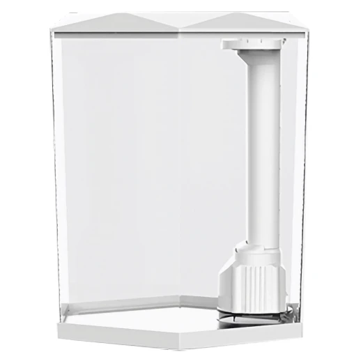 Аквариум Pawgether WF-4 панорамный 11 л, настольный с фильтром и светильником