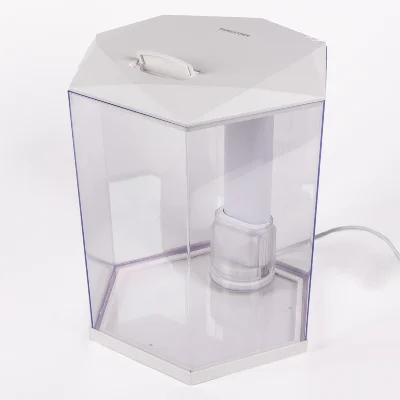 Аквариум Pawgether WF-4 панорамный 11 л, настольный с фильтром и светильником