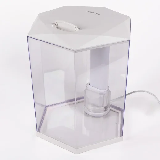 Аквариум Pawgether WF-4 панорамный 11 л, настольный с фильтром и светильником