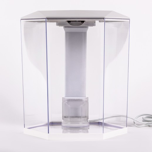 Аквариум Pawgether WF-4 панорамный 11 л, настольный с фильтром и светильником